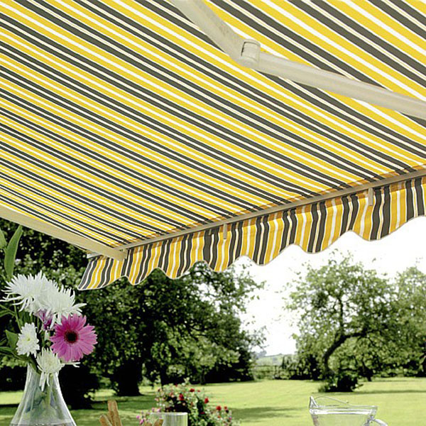 Patio Awning Windsor Yellow/Grey