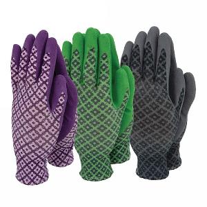 Town & Country Ladies Flexigrip Triple Pack Gardening Gloves