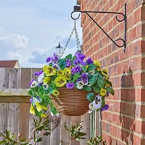 Smart Garden Pansy Pourri Hanging Basket 30cm