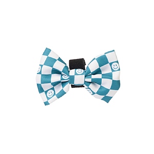 Pawsome Paws Boutique Teal Checkered Bow Tie