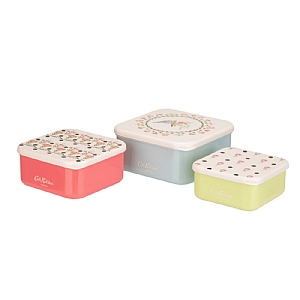 Cath Kidston Painted Table Set of 3 Square Snack Boxes