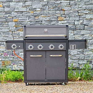 Grillstream Legacy 4 Burner Hybrid Barbecue with Tool Kit & Cover