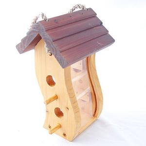 Wooden Seed Feeders