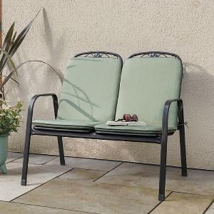 Kettler Siena Twinseat with Sage Cushions