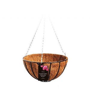 Tom Chambers Traditional Hanging Basket with liner 40cm