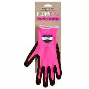 Burgon & Ball Florabrite Pink Garden Gloves S/M