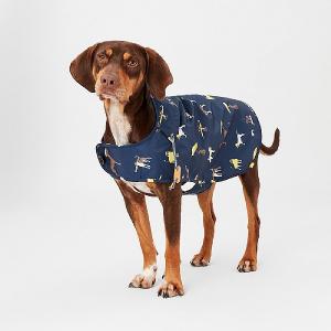 Joules Coastal Dog Print Rain Jacket Pet Coat - Various Sizes