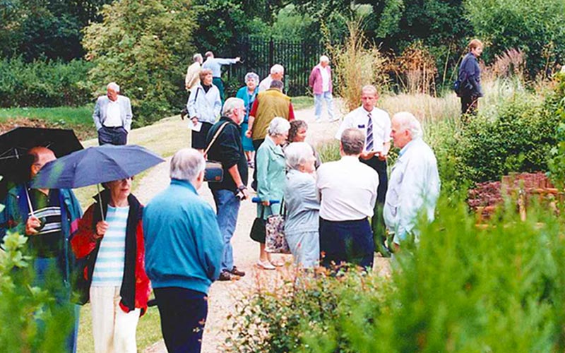The Riverside Gardens at Webbs are created