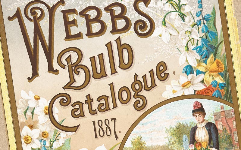 A Webbs seed catalogue from the late 1880s