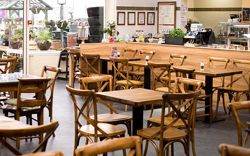 Enjoy a fresh coffee at our Hagley store