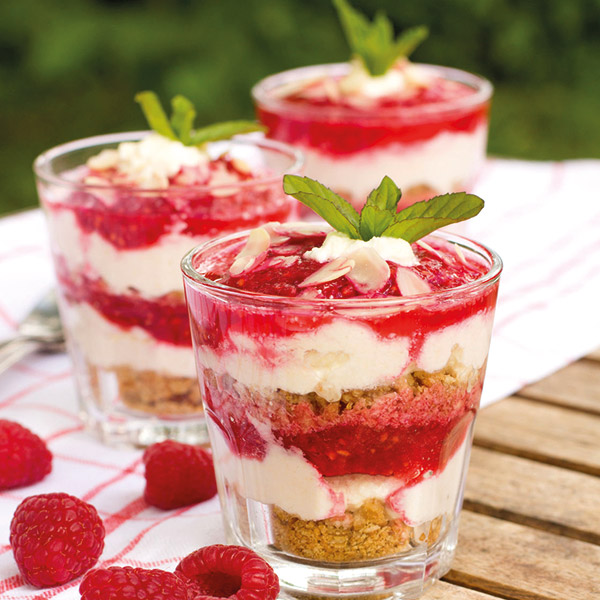 Recipe: Layered Raspberry and Cream Delight Recipe