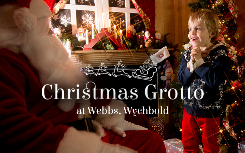 The Christmas grotto at Webbs, Wychbold