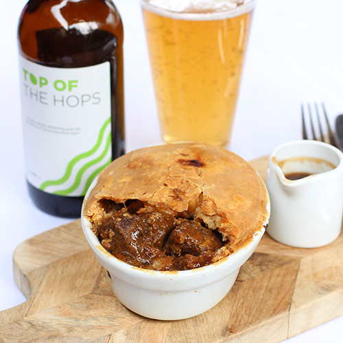 Recipe: Steak & Ale Pie using Webbs Top of the Hops Ale