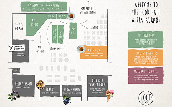 Take a look around our food hall and restaurant, near me