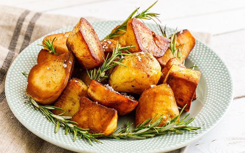 Christmas recipe from Webbs Roast potatoes