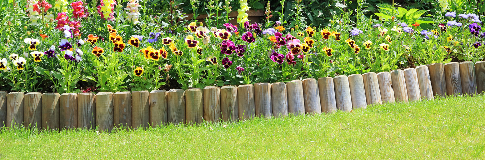 Garden Border Edging & Log Rolls