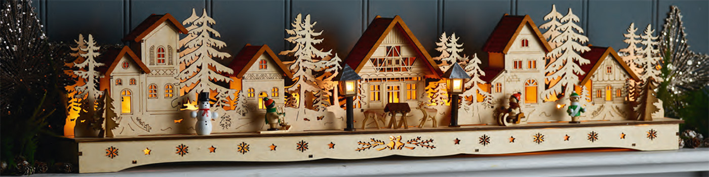 Indoor Illuminated Christmas Decorations