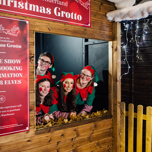 Santa and Elves - Webbs, Millets Farm