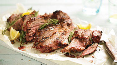 Butterflied Leg of Lamb with Anchovies & Lemon
