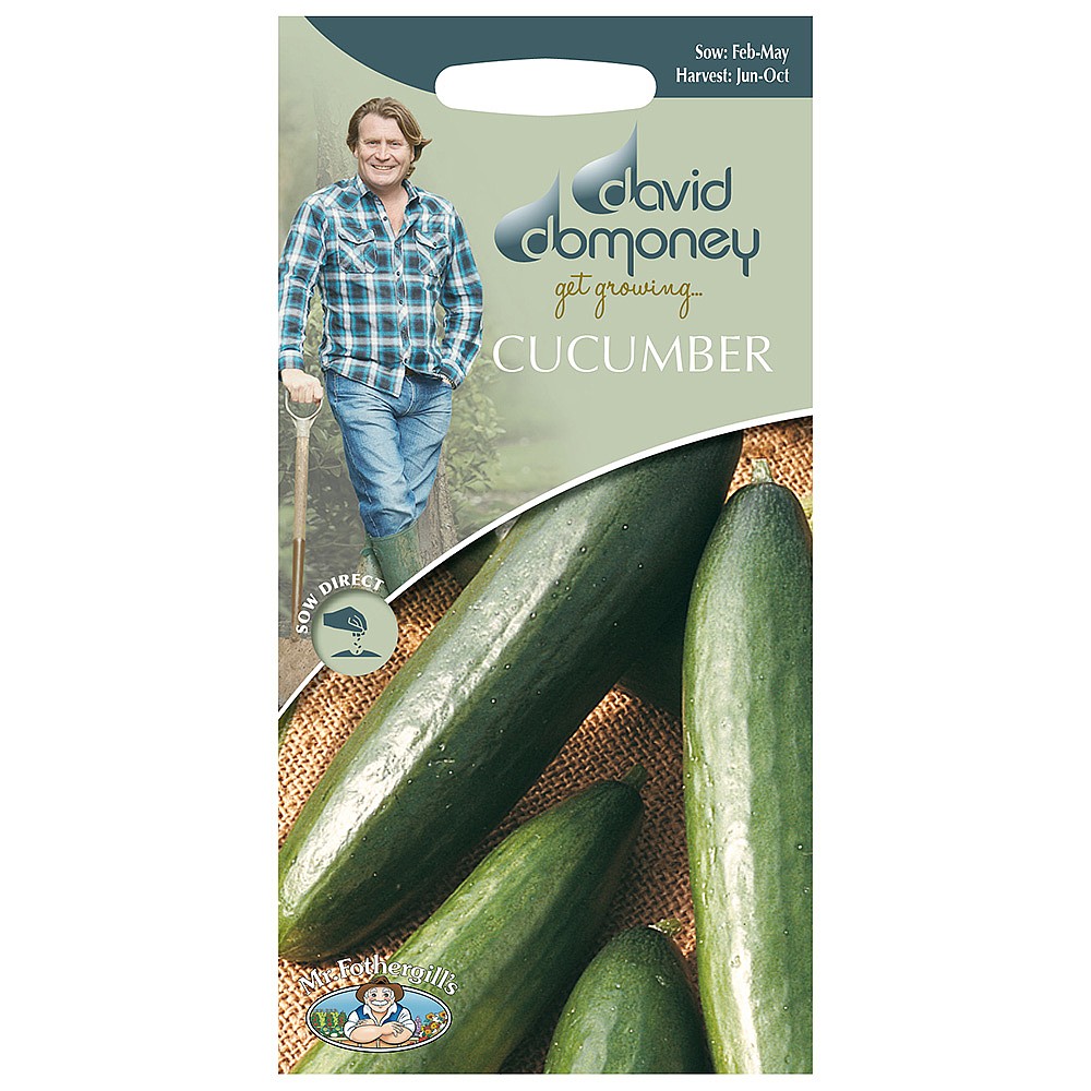 David Domoney Cucumber La Diva Seeds Salad Lettuce Seed Webbs Garden Centre