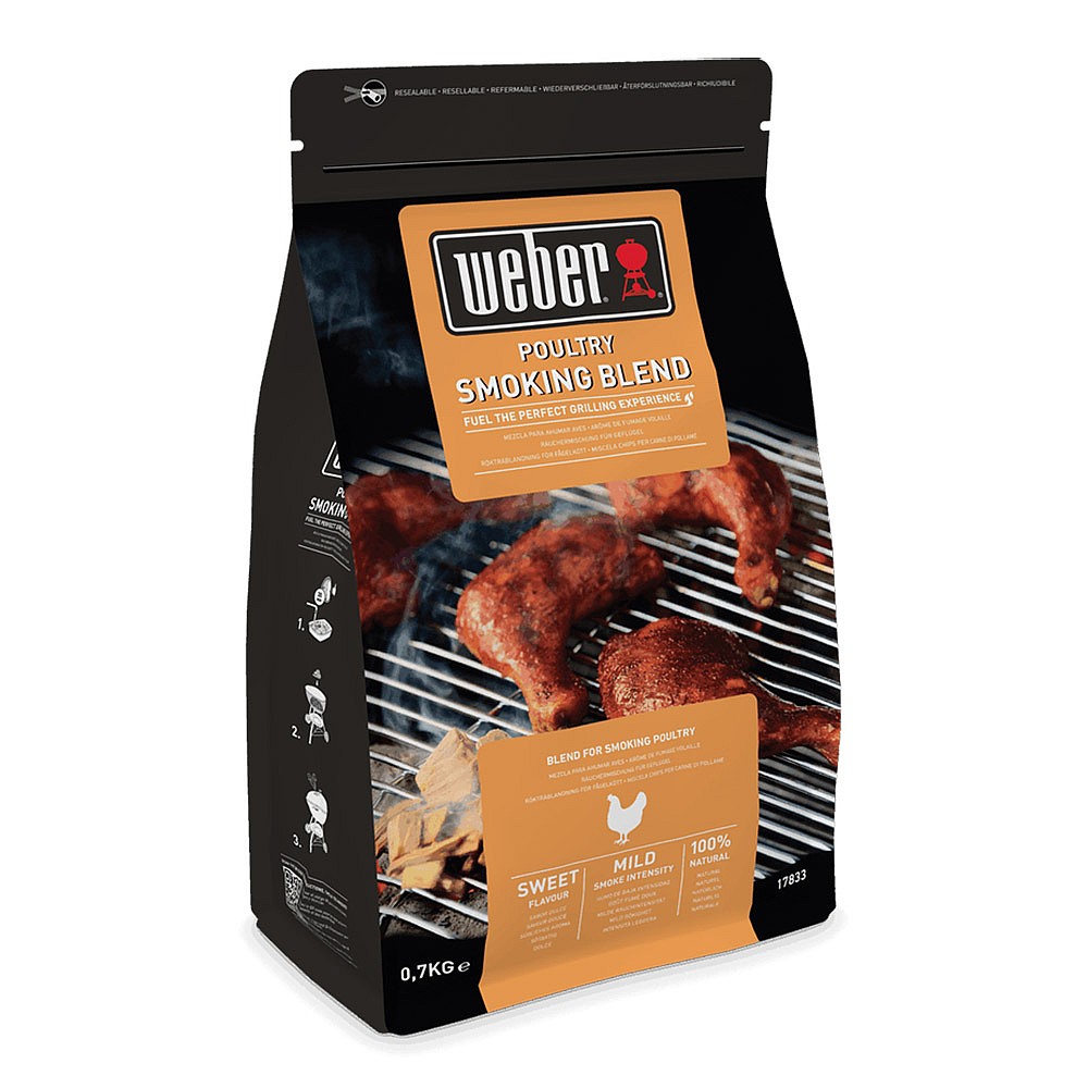 Weber Poultry Smoking Blend Wood Chips BBQ Lighting and