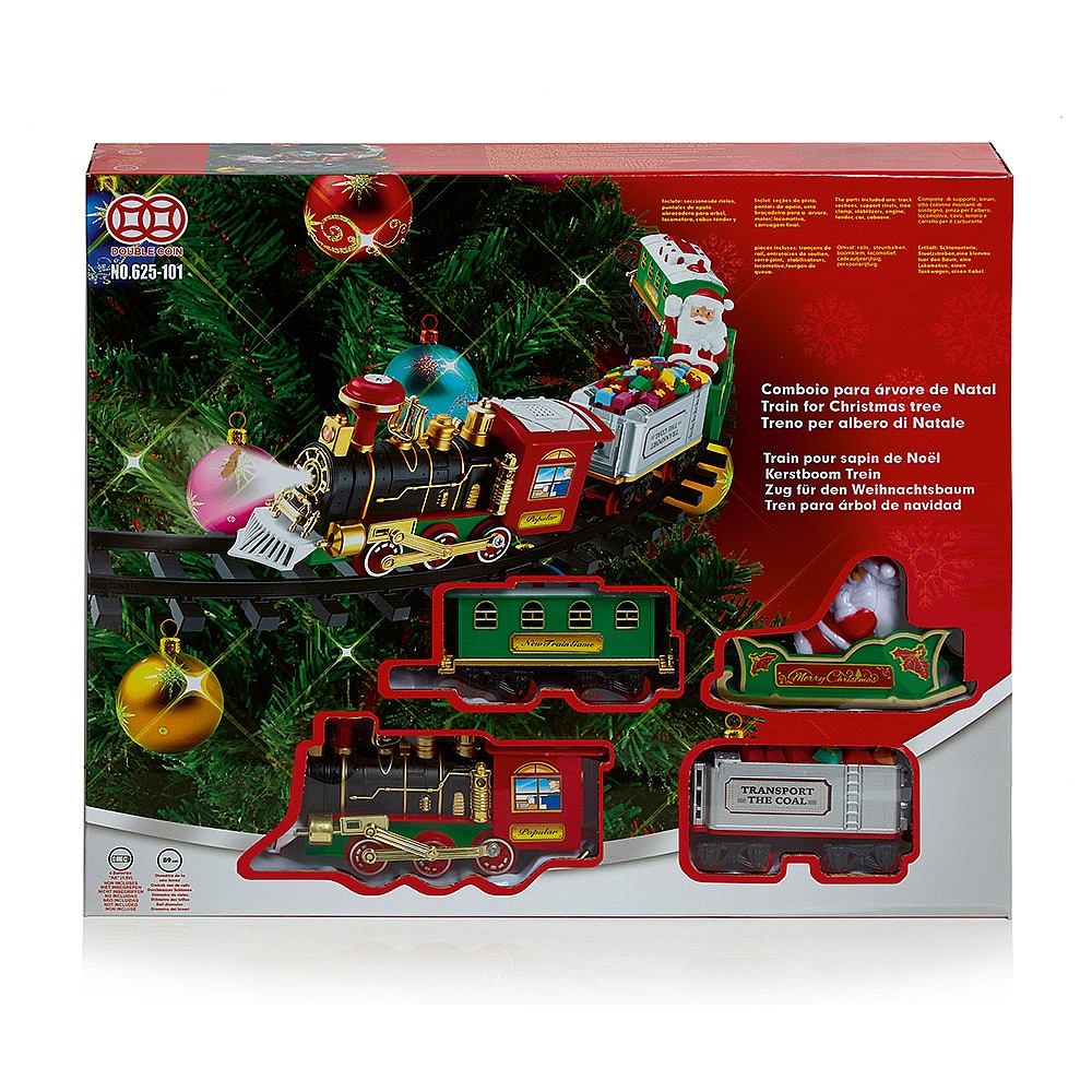 christmas tree train set