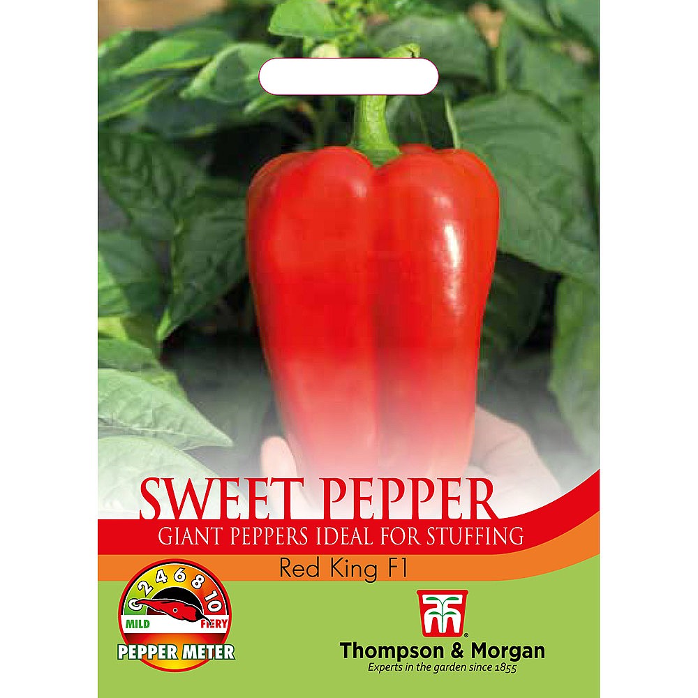 6 Seeds Pepper Chili Fresno Mix F1 Hybrid Thompson & Morgan 