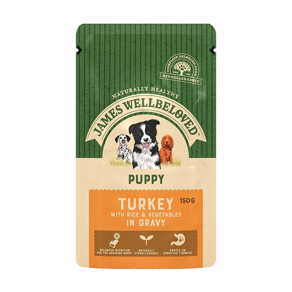 James wellbeloved puppy sales turkey and rice