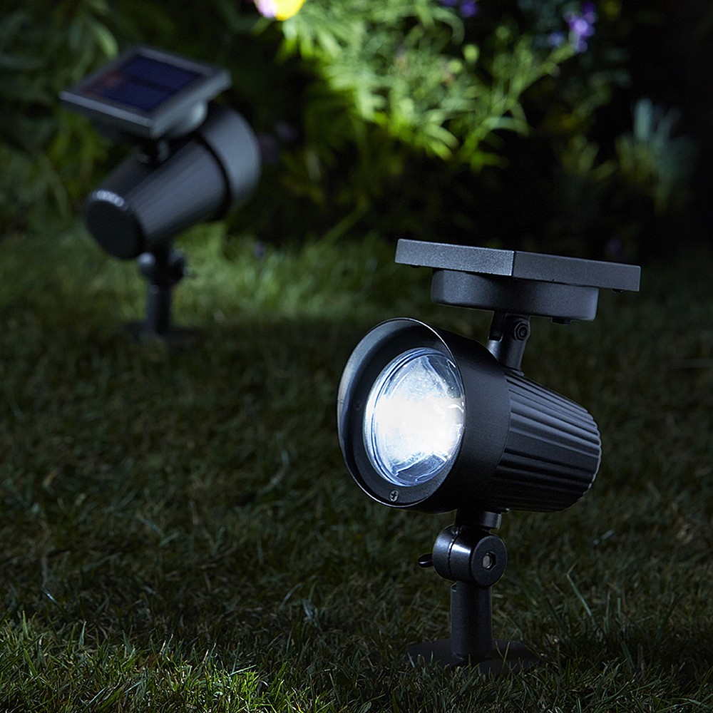 Large solar spot shop lights