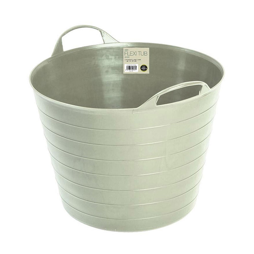 2 x 45Ltr  Flexi Tubs Bucket Home Garden Flexible Storage Colour Bucket Basket 