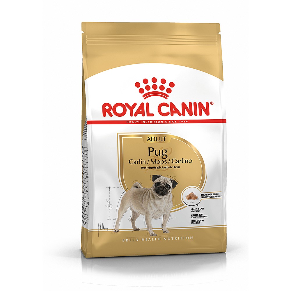Royal Canin Breed Health Nutrition Pug Dry Food 1.5kg Dog Food