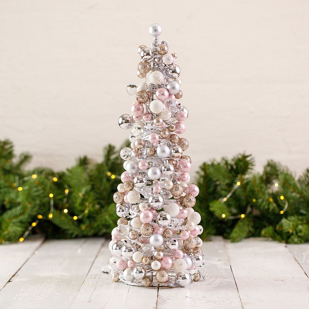 Silver and champagne christmas tree Clearance