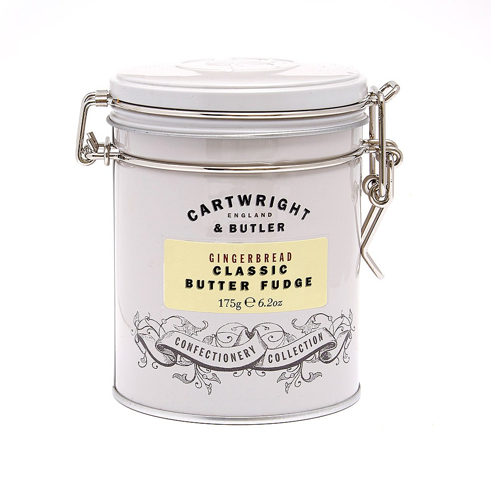 Cartwright Butler Gingerbread Classic Butter Fudge Tin 175g Christmas Confectionery Webbs Garden Centre