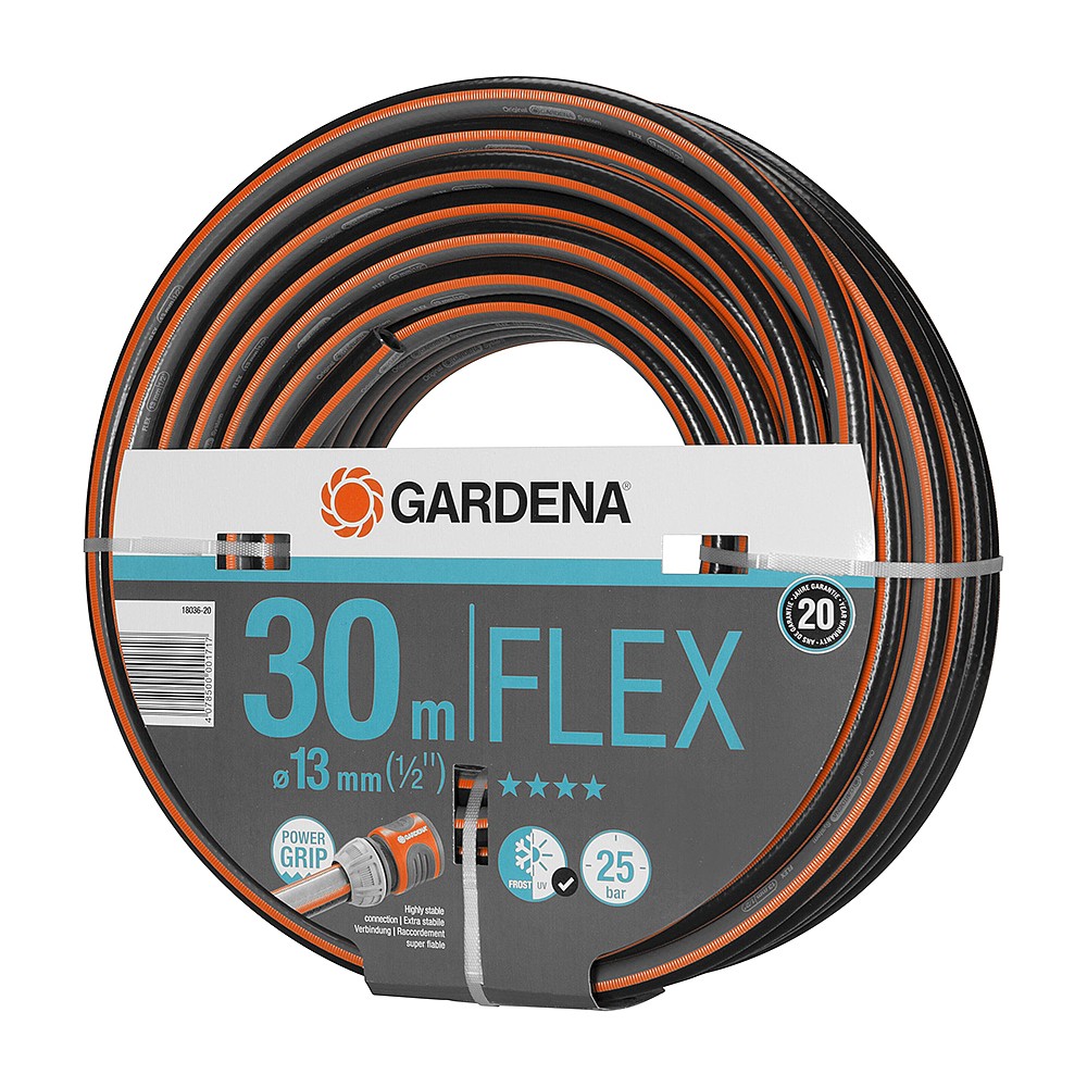 Gardena Comfort FLEX Hose 13mm (1/2') 30m, Garden Hoses and Reels