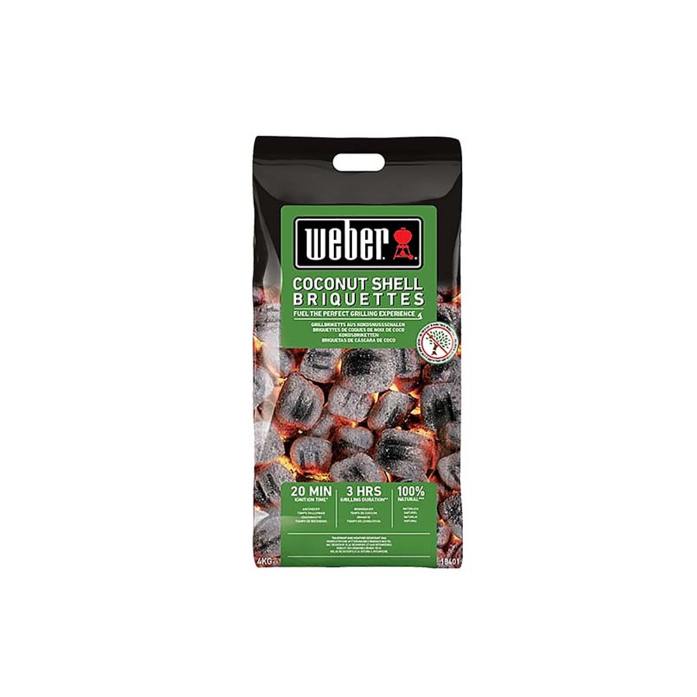 Weber Coconut Briquettes 4 kg BBQ Lighting and Fuel Webbs Garden Centres