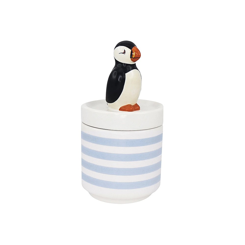 Thorness Wooden Curious Puffin Keepsake Box – Coffret à Bijoux En Bois Avec Macareux Rigolo