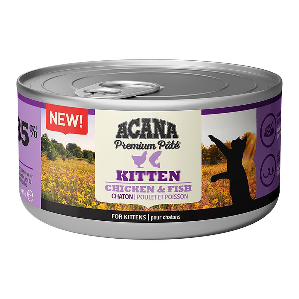 Acana Kitten Chicken Fish Pate Tin 85g Cat Food Webbs Garden Centres