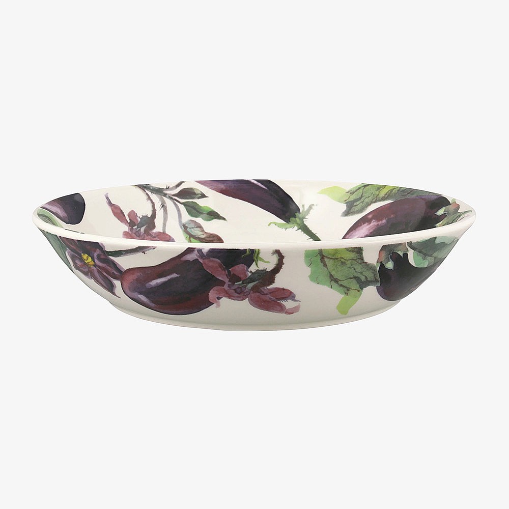 Emma Bridgewater Aubergine & Flowers Medium Pasta Bowl | Serveware