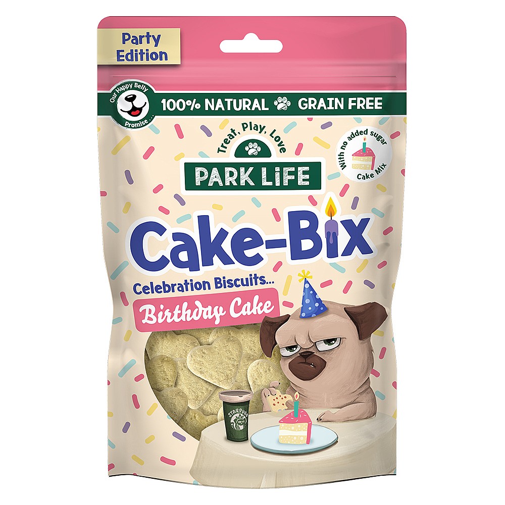 Dog Treats Three Dog Bakery Uk PARK LiFE Cake-Bix Celebration Dog