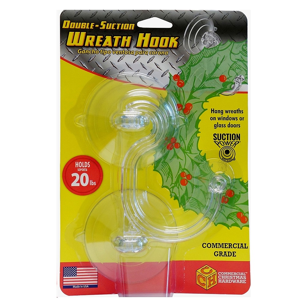 Double Suction Wreath Hooks Lighting Accessories Webbs Garden