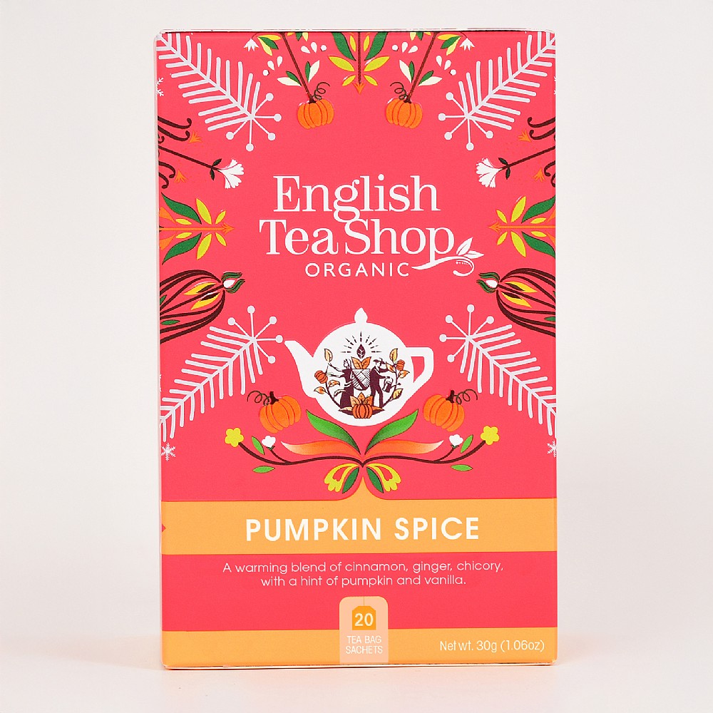 English Tea Shop Pumpkin Spice Tea Bags | Tea & Coffee | Webbs