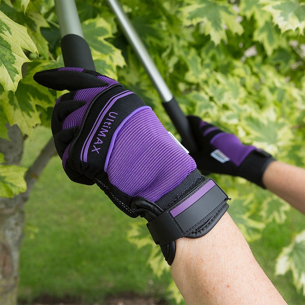 Purple Town & Country Small Ladies Ultimax Gardening Gloves 