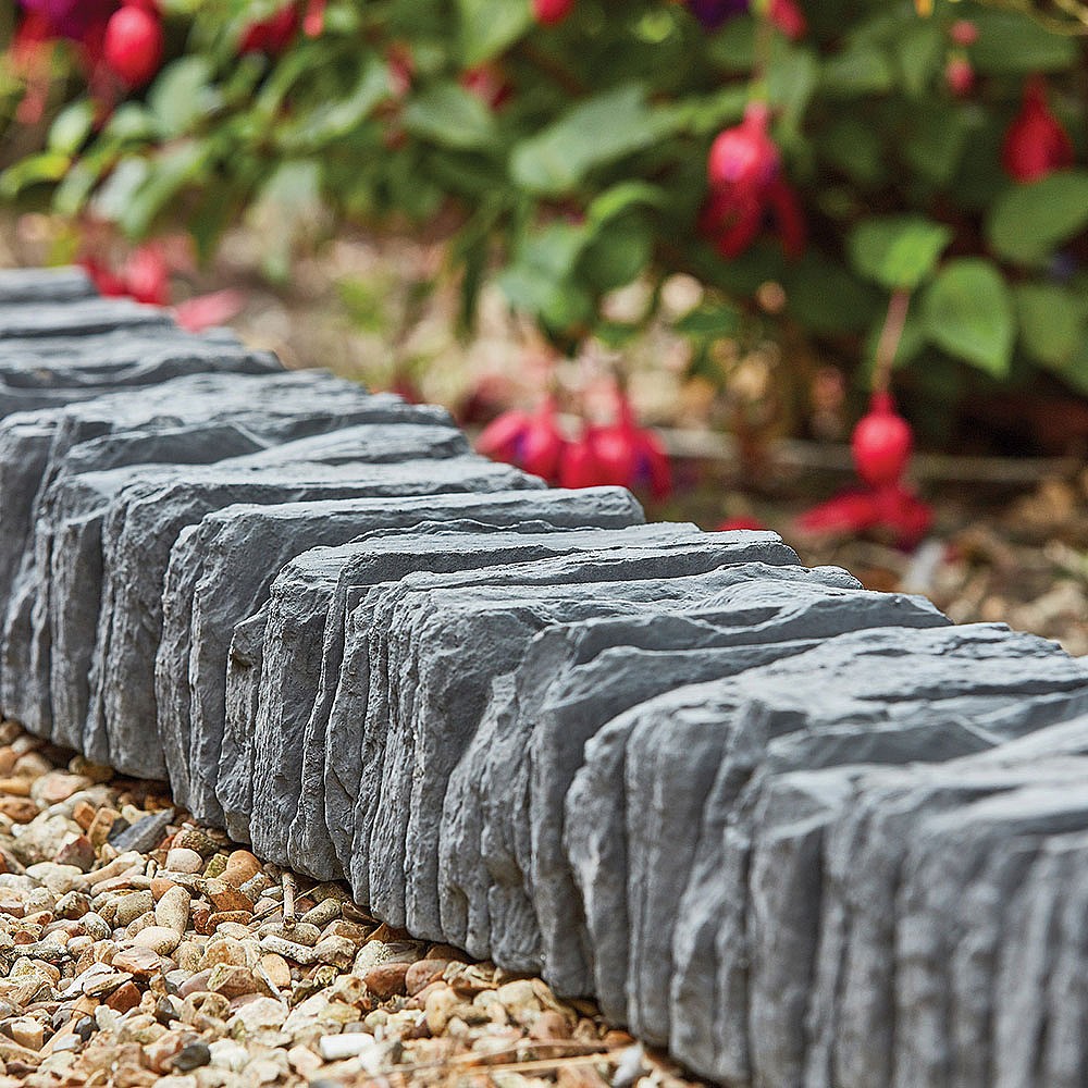 Stones for lawn edging discount