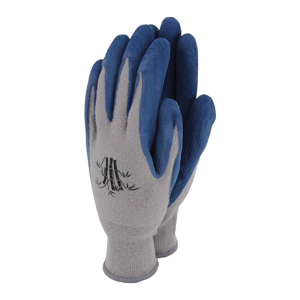 Size Large Double Coated Latex Navy Town & Country Master Gardener Gloves 