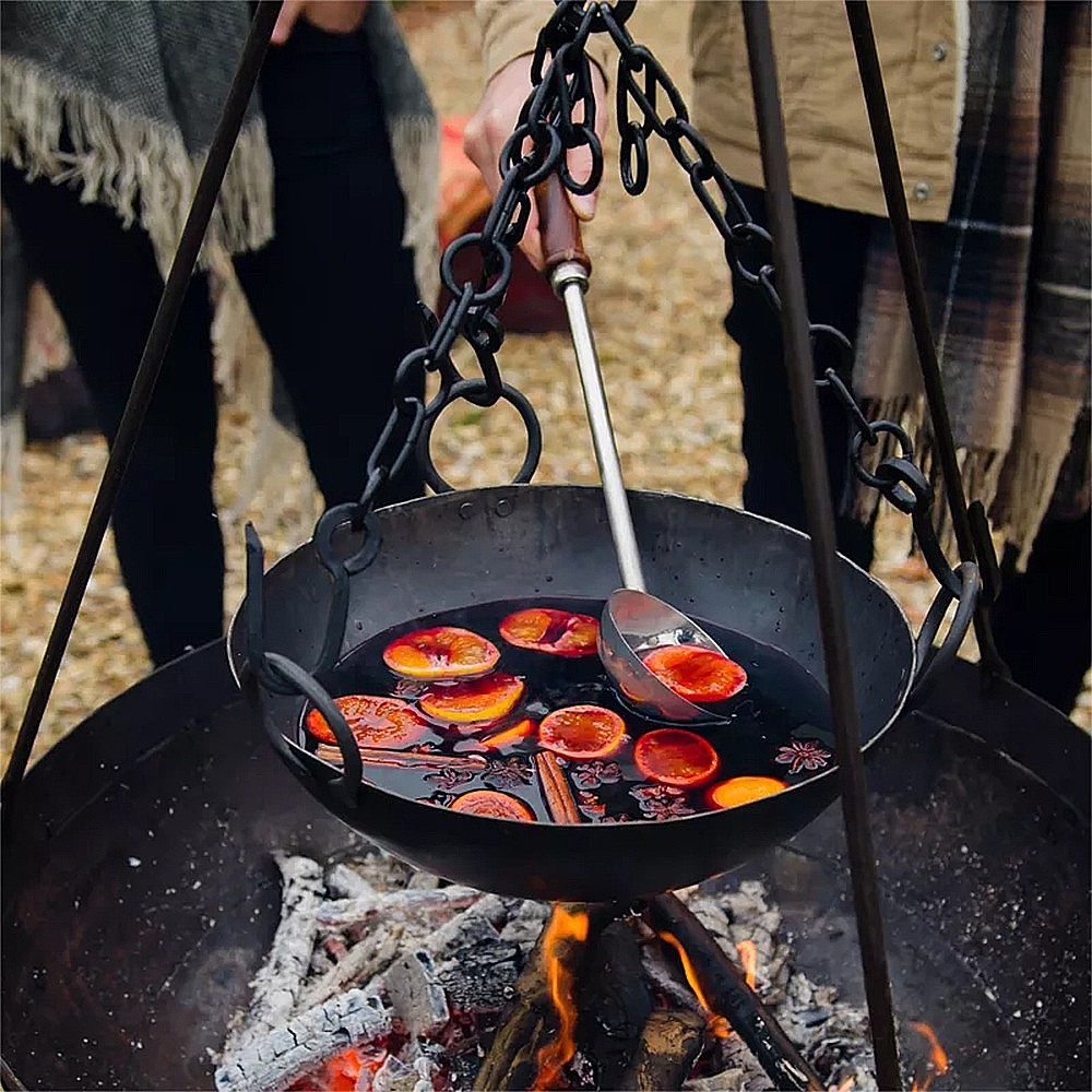 Kadai Tripod Cooking Bowl 36cm Firepits Braziers Webbs