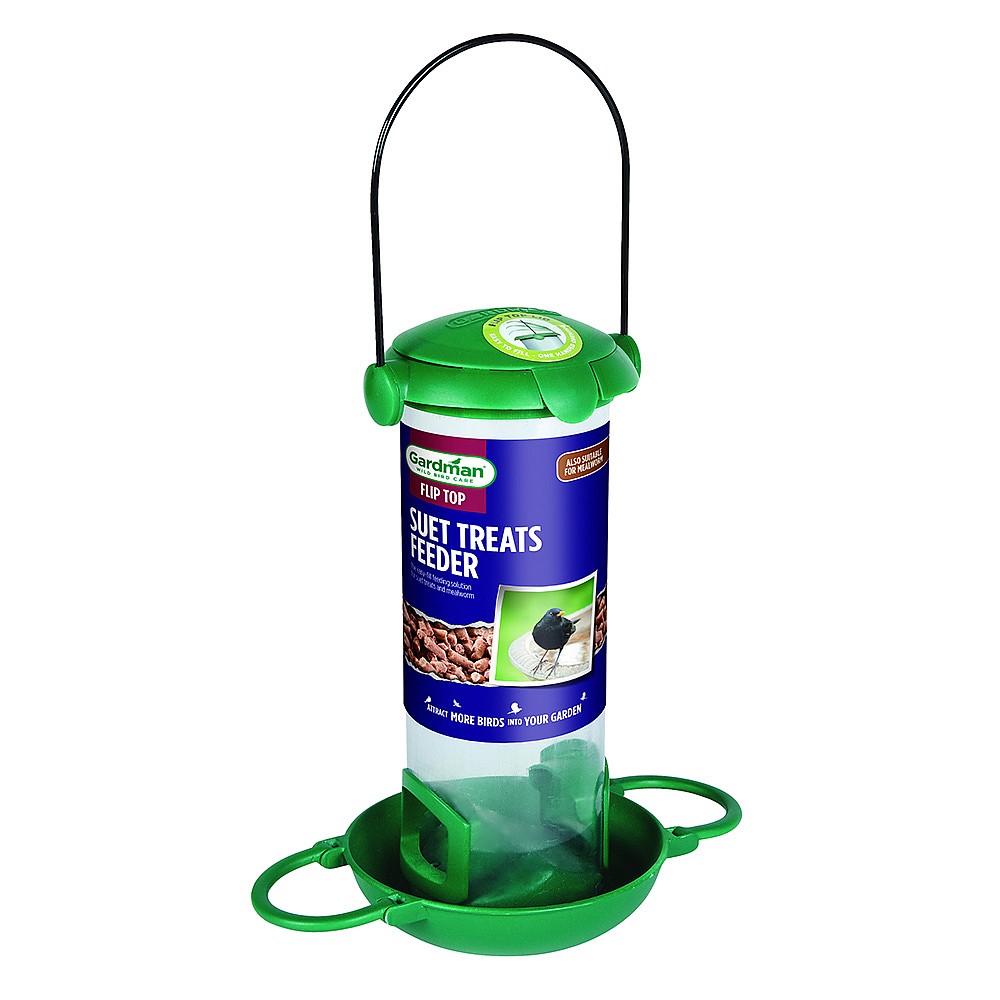 Gardman Flip Top Suet Treat Mealworm Feeder Mealworms Webbs