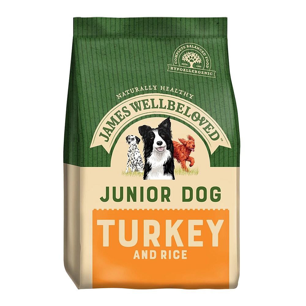 James wellbeloved junior turkey and rice 2025