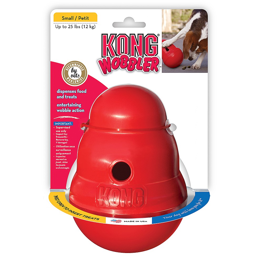 Kong Wobbler Dog Toy Red Various Sizes
