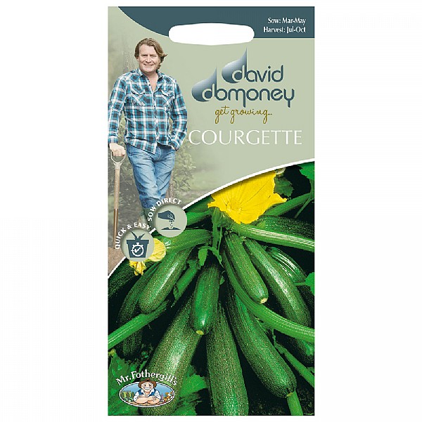 David Domoney Courgette Tuscany F1 Seeds