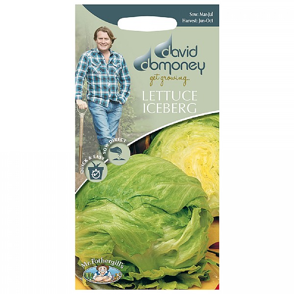 David Domoney Iceberg Balmoral Lettuce Seeds